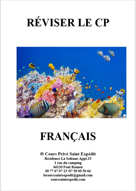 1.5. RÉVISER LE CP FRANÇAIS 5 CHAPITRES ET 5 DEVOIRS