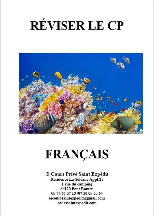 1.5. RÉVISER LE CP FRANÇAIS 5 CHAPITRES ET 5 DEVOIRS