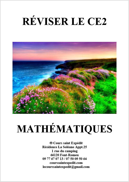 2.5 RÉVISER LE CE2 MATHÉMATIQUES 5 CHAPITRES ET 5 DEVOIRS